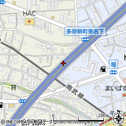 東名宿河原公園周辺の地図