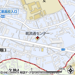 東京靴流通センター　川崎久地店周辺の地図