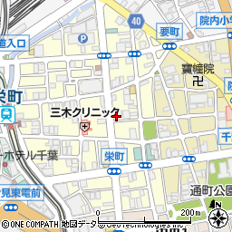 千葉銀座通り周辺の地図