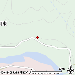 岐阜県加茂郡白川町河東2089周辺の地図