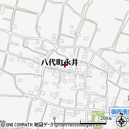 山梨県笛吹市八代町永井周辺の地図