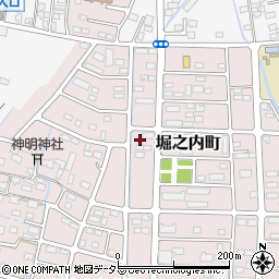 山梨県甲府市堀之内町754周辺の地図