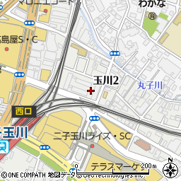 東京都世田谷区玉川2丁目周辺の地図