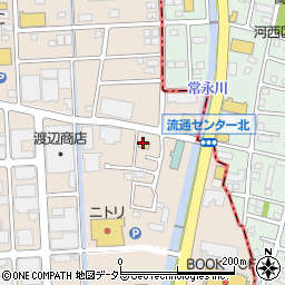 セブンイレブン田富リバーサイド店周辺の地図