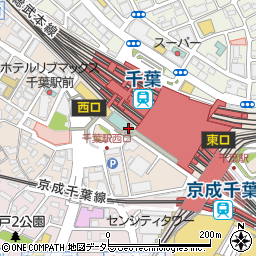 海鮮居酒屋 北海道 魚鮮水産 千葉駅西口店周辺の地図