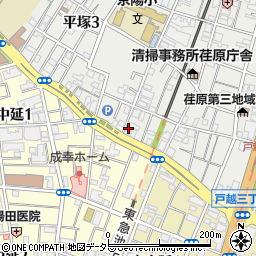 有限会社成田刷版所周辺の地図