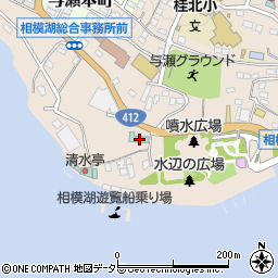 神奈川県相模原市緑区与瀬417周辺の地図