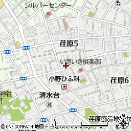 東京都品川区荏原5丁目13-15周辺の地図