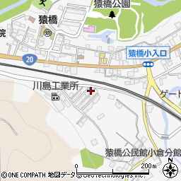 山梨県大月市猿橋町猿橋1626-1周辺の地図