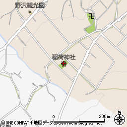 稲荷神社周辺の地図