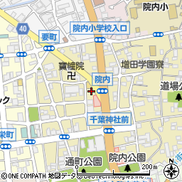 千葉診療所提携駐車場周辺の地図