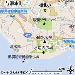 神奈川県相模原市緑区与瀬411周辺の地図