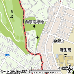 神奈川県川崎市麻生区向原2丁目2周辺の地図