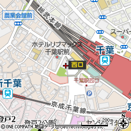 TCB東京中央美容外科　千葉院周辺の地図