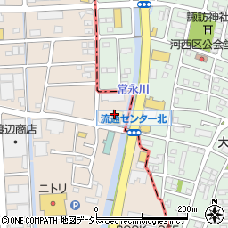快活CLUB田富店周辺の地図