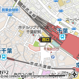 調剤薬局日本メディカルシステム 千葉西口店周辺の地図