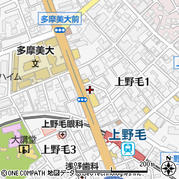 パークウェル上野毛駅前周辺の地図