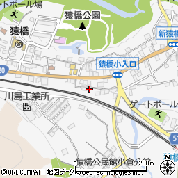 山梨県大月市猿橋町猿橋157周辺の地図