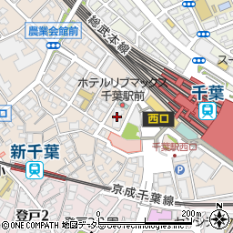 グラディス千葉駅前周辺の地図