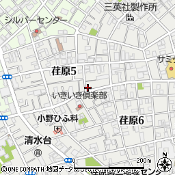 東京都品川区荏原5丁目12-14周辺の地図