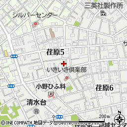 東京都品川区荏原5丁目13-10周辺の地図