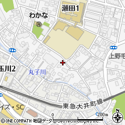 東京都世田谷区瀬田1丁目9-46周辺の地図