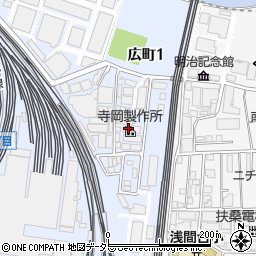 寺岡製作所周辺の地図