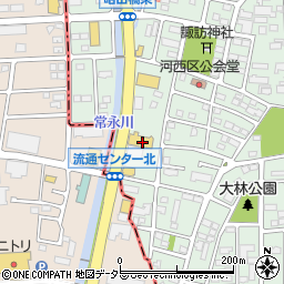 ＡＯＫＩ田富リバーシティ店周辺の地図