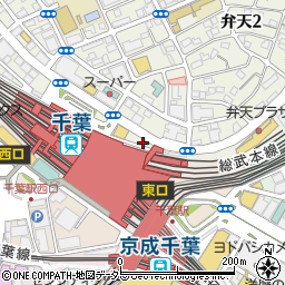 千葉駅マッサージ周辺の地図