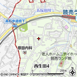 日本キリスト教団生田教会周辺の地図