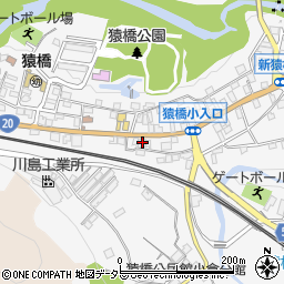 深澤畳店　猿橋店周辺の地図