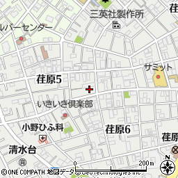 東京都品川区荏原5丁目12-10周辺の地図