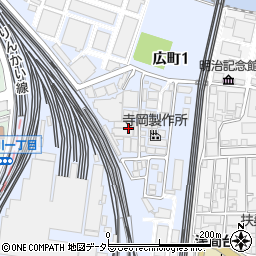 有限会社福昭製作所　本社周辺の地図