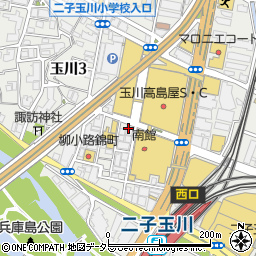 ヒヤリング・ストア　二子玉川店周辺の地図