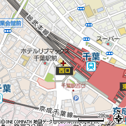 東京海上日動火災保険株式会社　千葉支店・千葉中央支社周辺の地図