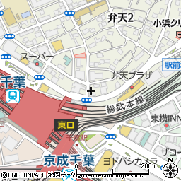 リパーク千葉駅公園口駐車場周辺の地図