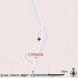 岐阜県美濃市乙狩1643周辺の地図