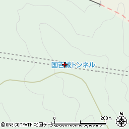 国吉城トンネル周辺の地図