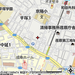 東京都品川区平塚3丁目周辺の地図