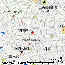 東京都品川区荏原5丁目12-16周辺の地図
