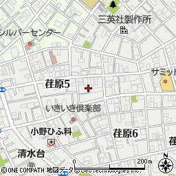 東京都品川区荏原5丁目12-15周辺の地図