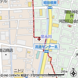 関東日本フード株式会社　西関東事業部・甲府営業部周辺の地図