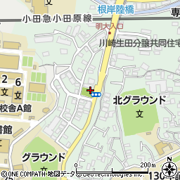 生田大谷第1公園周辺の地図