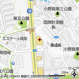 ブックオフスーパーバザー多摩永山周辺の地図