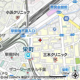 パークネット千葉栄町駐車場周辺の地図