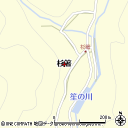 福井県敦賀市杉箸周辺の地図