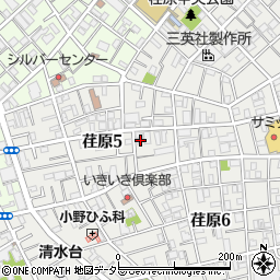 東京都品川区荏原5丁目12-17周辺の地図
