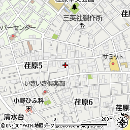 東京都品川区荏原5丁目12-7周辺の地図