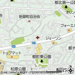 山田うどん都町店周辺の地図