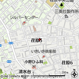 東京都品川区荏原5丁目周辺の地図
